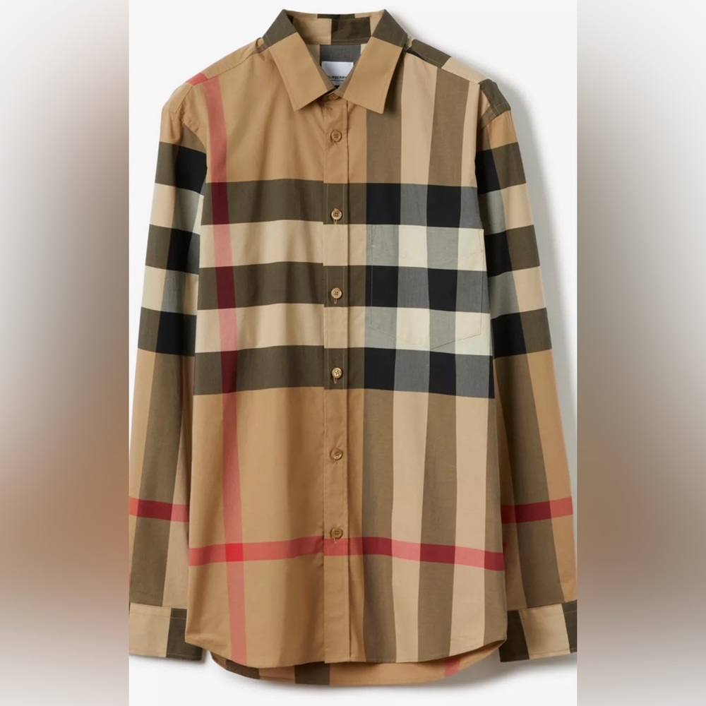 COPY - Burberry long sleeve button up shirt